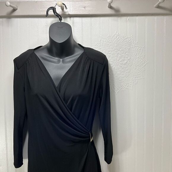 CARMEN MARC VALVO Faux Wrap Dress - Picture 2 of 5